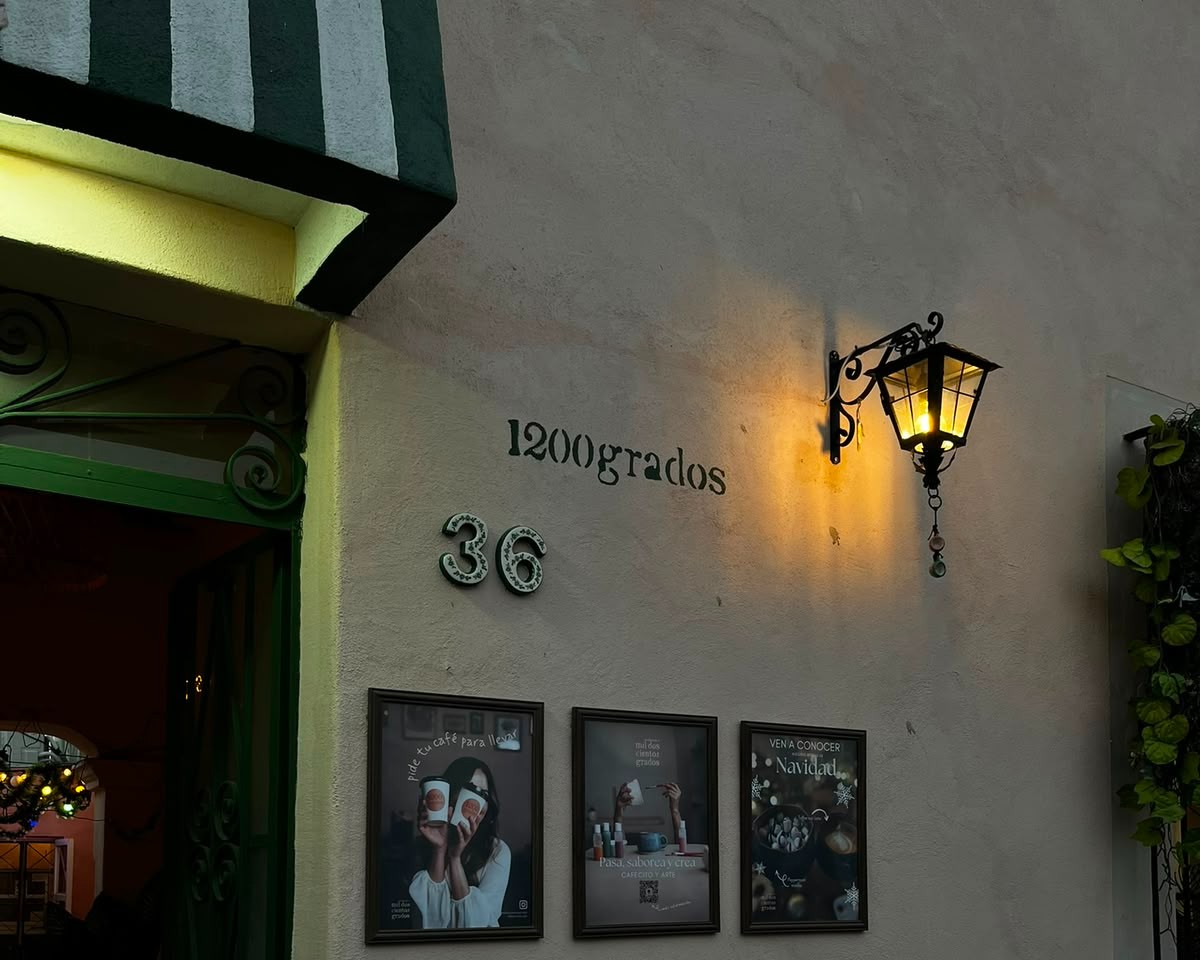 Fachada de Barramía, cafetería de arte en Querétaro
